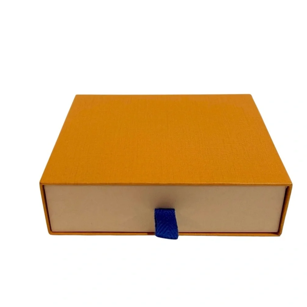 AUTHENTIC LOUIS VUITTON Gift box Drawer style Luxury Presentation Orange Blue